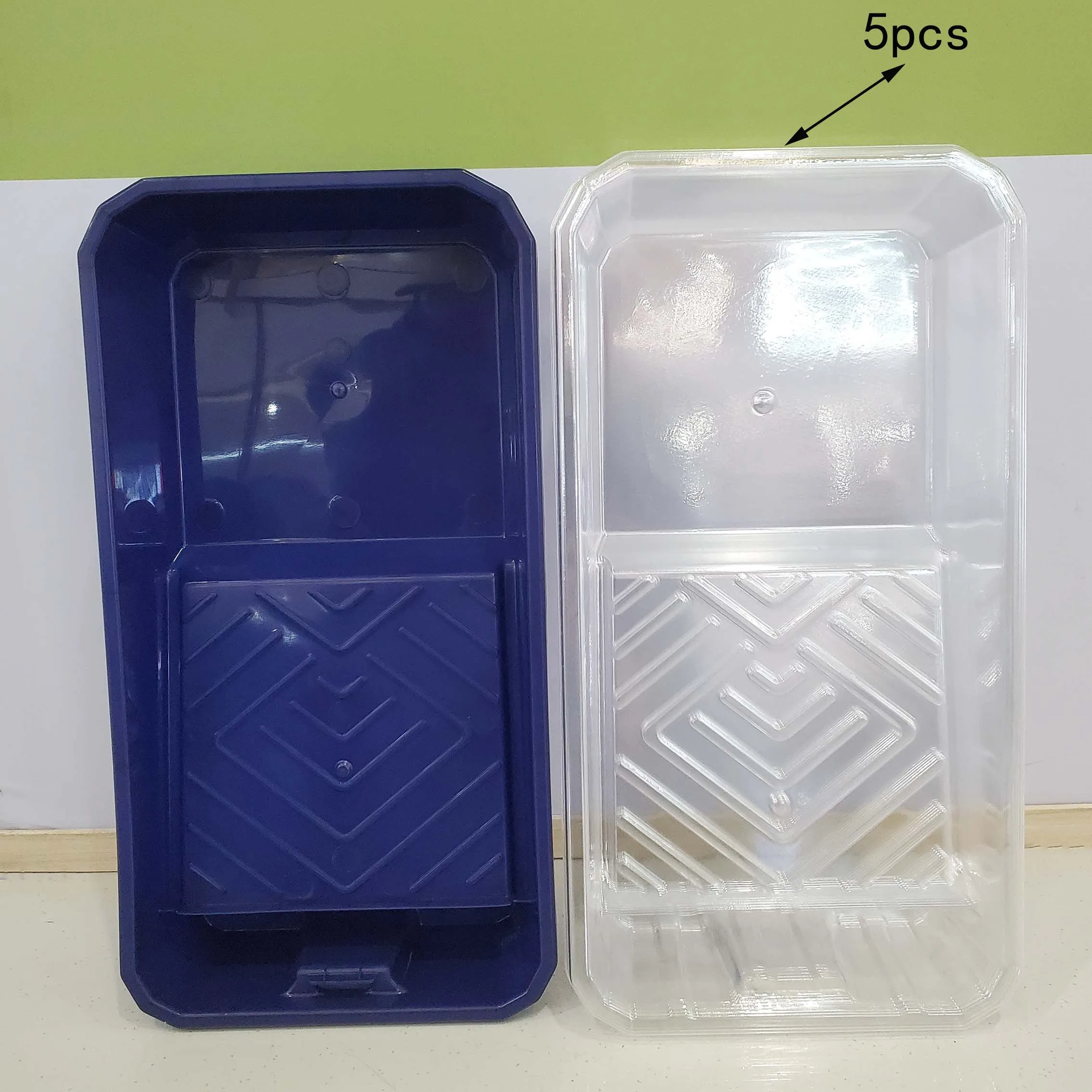 

Набор из 6 поддонов для краски диаметром 4 дюйма включает 1 пластиковый поддон для краски и 5 прозрачных подкладок. Легкий и прочный, не требует стирки.