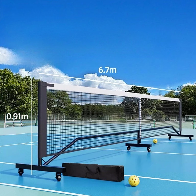 Outdoors Pickleballs Net Movable Indoor Training Tennis Nets Standard Professional Balls Nets Foldable Pickleball Net Portable