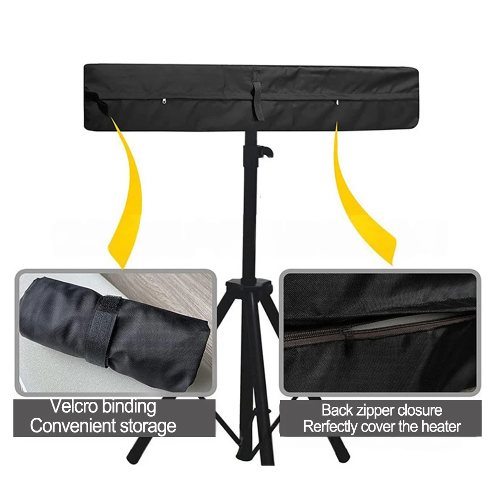 

1PC Wall-Mounted Patio Heater Cover 80*20*25cm Cover Wall-mounted Heaters Electric Heater Protections Covers Waterproof Parts