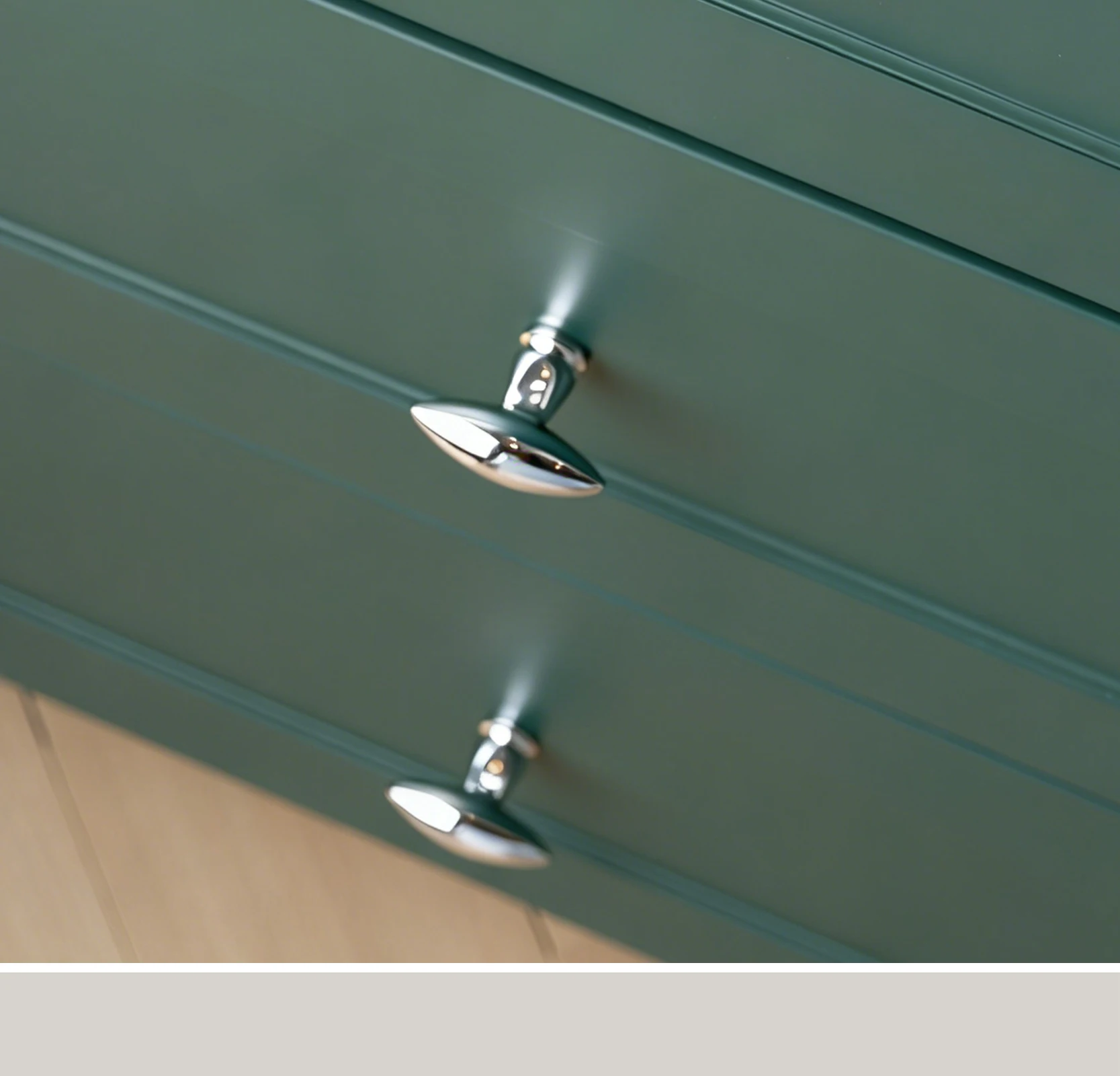 SAILANKA Möbelgriffe aus Messing, hellsilber, T-förmig, modern, nordisch, minimalistisch, für Kleiderschrank, Schrank, Einlochmontage – Detail 7