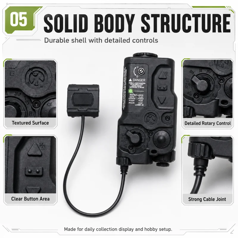 RAID-X Hobby Showcase Alignment Unit Dual Light Modes With Separate Remote Trigger Switch Collectible Toy Mod Fitting