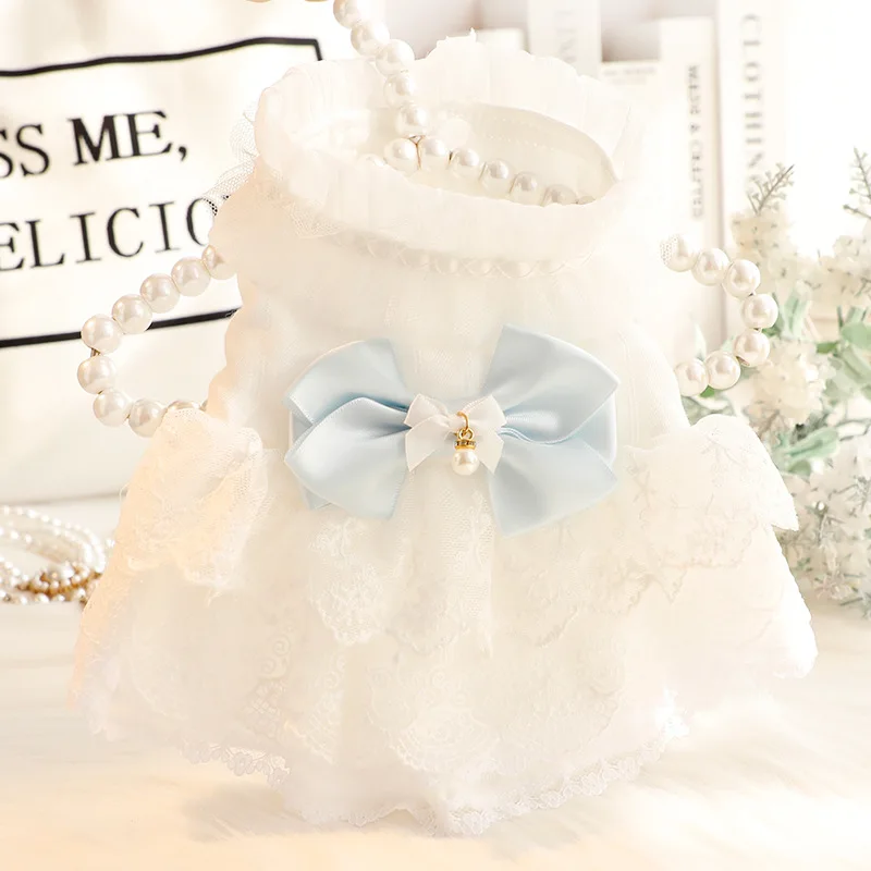 White Cat Dress Wedding Dress Bride Wedding Dress Puppy Princess