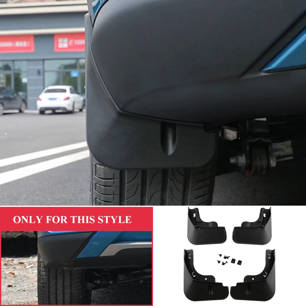 For BYD Atto 3 EV 2022 2023 Mud Flaps Auto Front Rear 4pcs Mudguards Special Fender Mudflaps Car Accessories