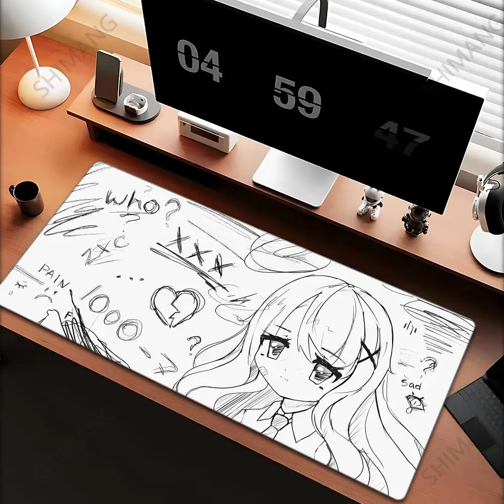 

Mousepad Kawaii Desk Mat Anime Mouse Mats Kawaii Gaming Pad on The Table Setup Gamer Accessories Keyboard Pad Mouse Rug Carpet