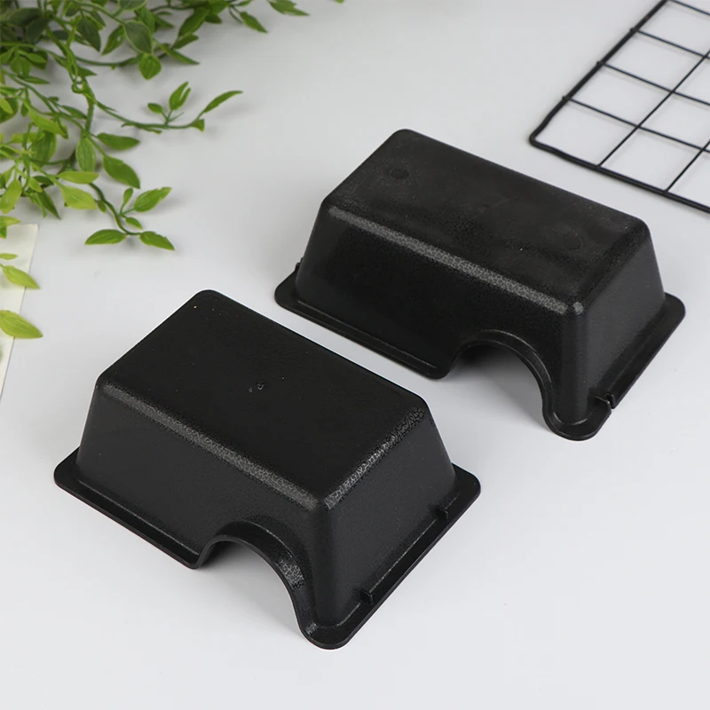 Reptile Hide Box Small Animal Hideaway Reptile Enclosure Black Ventilation Hiding Cave For Gecko Snake Spider Lizard Insect view 3