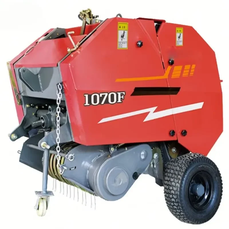 Walking Tractor Mounted Mini Round Alfalfa hay Balers for Sale