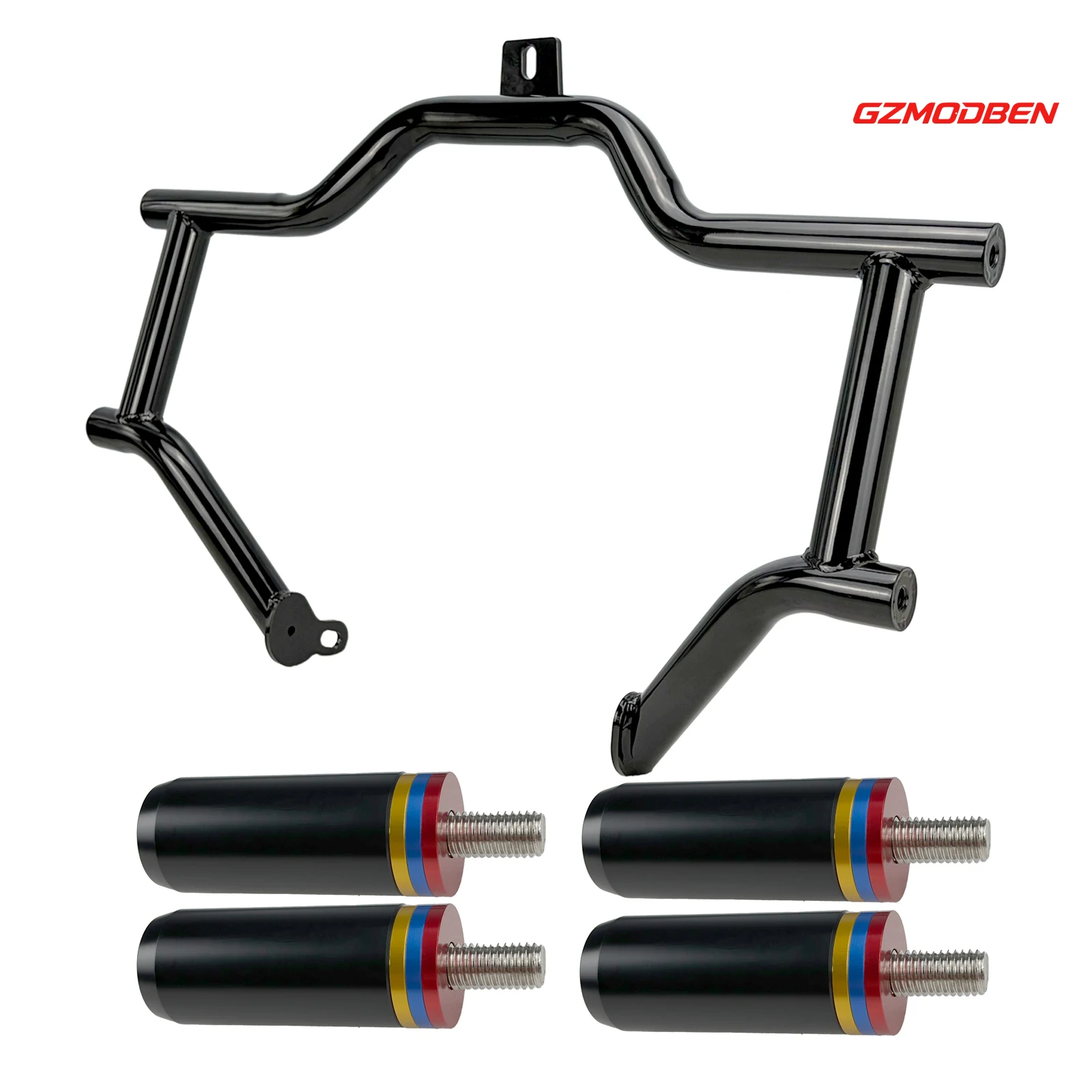 Engine Guard Flat Out Crash Bar Fits for Harley Touring Street Glide Road King Electra Glide Ultra Limited 2009-2024 Models