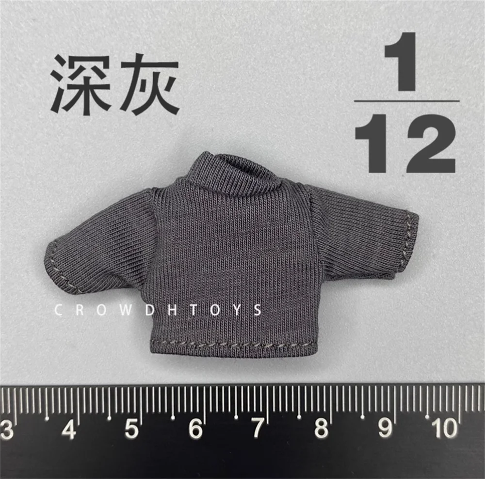 مقياس 1/12th تصميم الأزياء قصيرة الأكمام سترة قمم متعدد الألوان الخيار اللعب نموذج ل 6 "الروح دمية عمل جمع DIY بها بنفسك