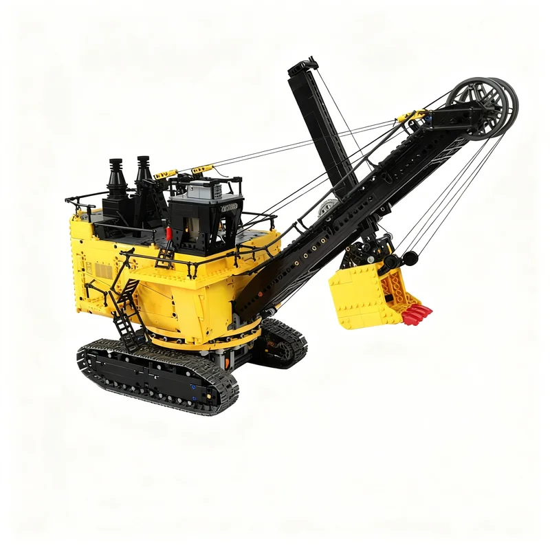 3170pcs MOC Front Shovel Rope Excavator Technical Model Building Blocks Christmas Gifts Toys Brick Assemble Collection Idea