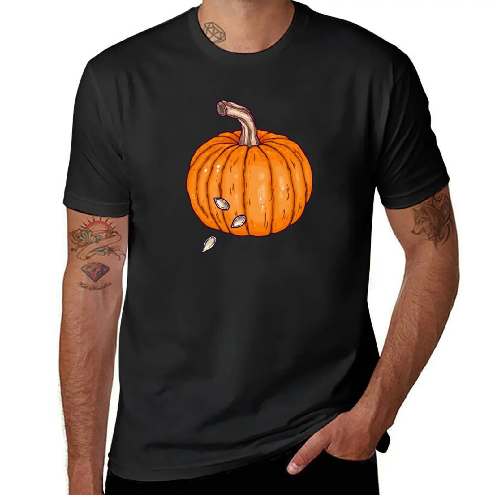 

pumpkin dream T-Shirt summer clothes quick-drying funny shirt cotton Funny t-shirt mens graphic t-shirts anime