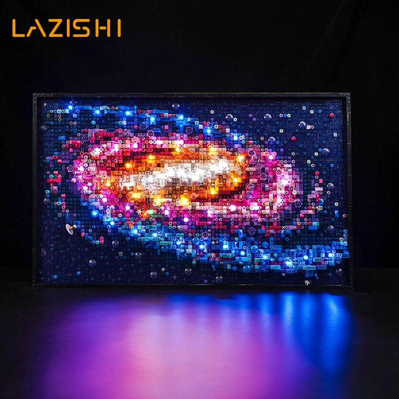 The Lazishi LED Light 31212 Set is suitable for The Milky Way Galaxy building blocks (including lighting accessories only)