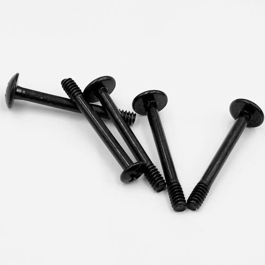

50pcs Cooling Screws 3cm Vibration Reduction PC Case Fan Mounting Screws Long Steel Computer Fan Installation Rivets