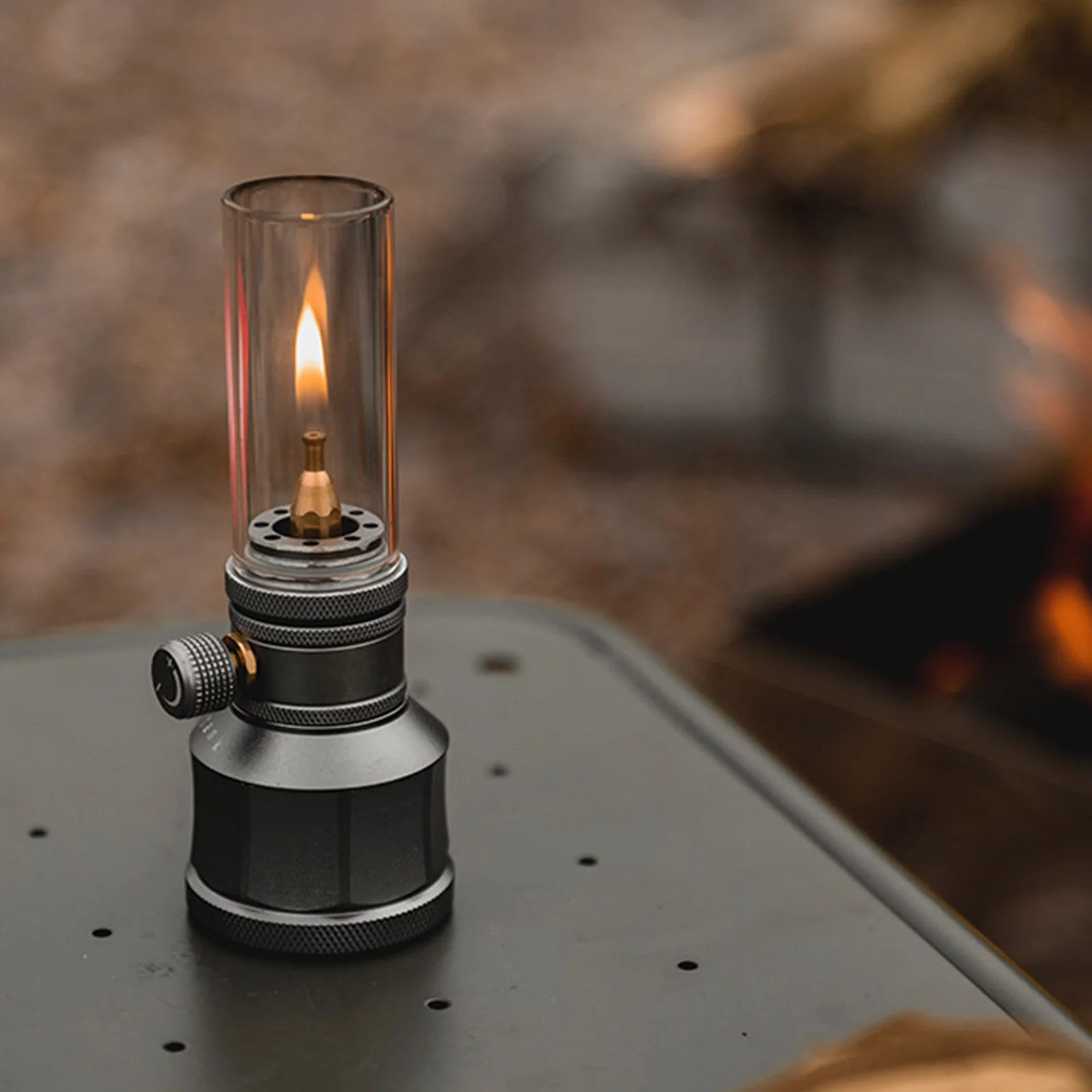 Portable Camping Gas Lamp Energy Saving Gas Light Mini Candle Lamp Outdoor Tent Lantern for Home Dinner Decor Travel Hiking