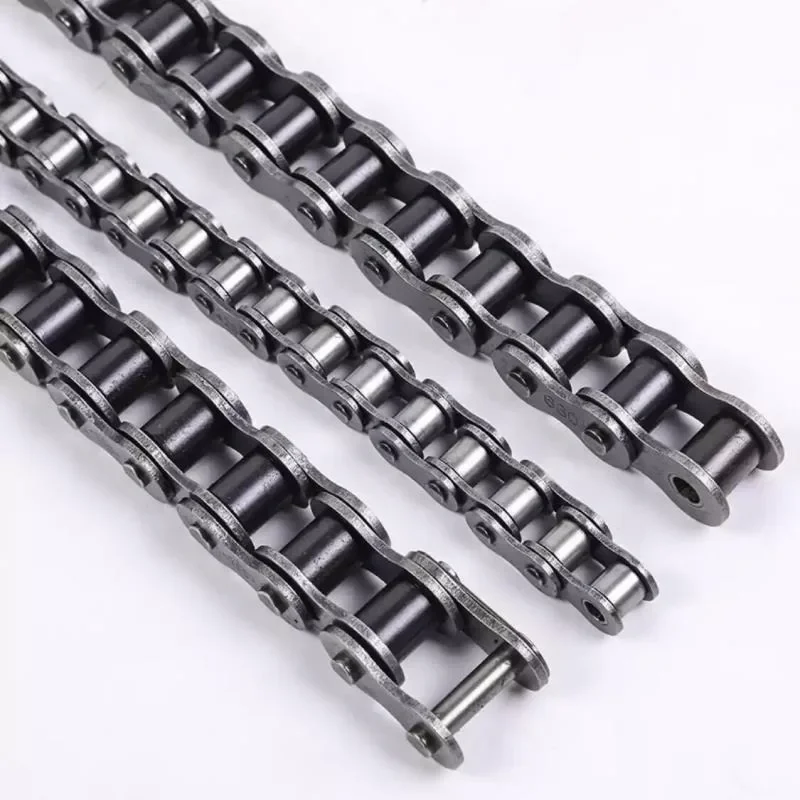 

【Best-selling】#50 Carbon Steel Roller Chain 10 Feet Long with 2 Free Connecting Links 191 Links for Restaurants Transmissions Co