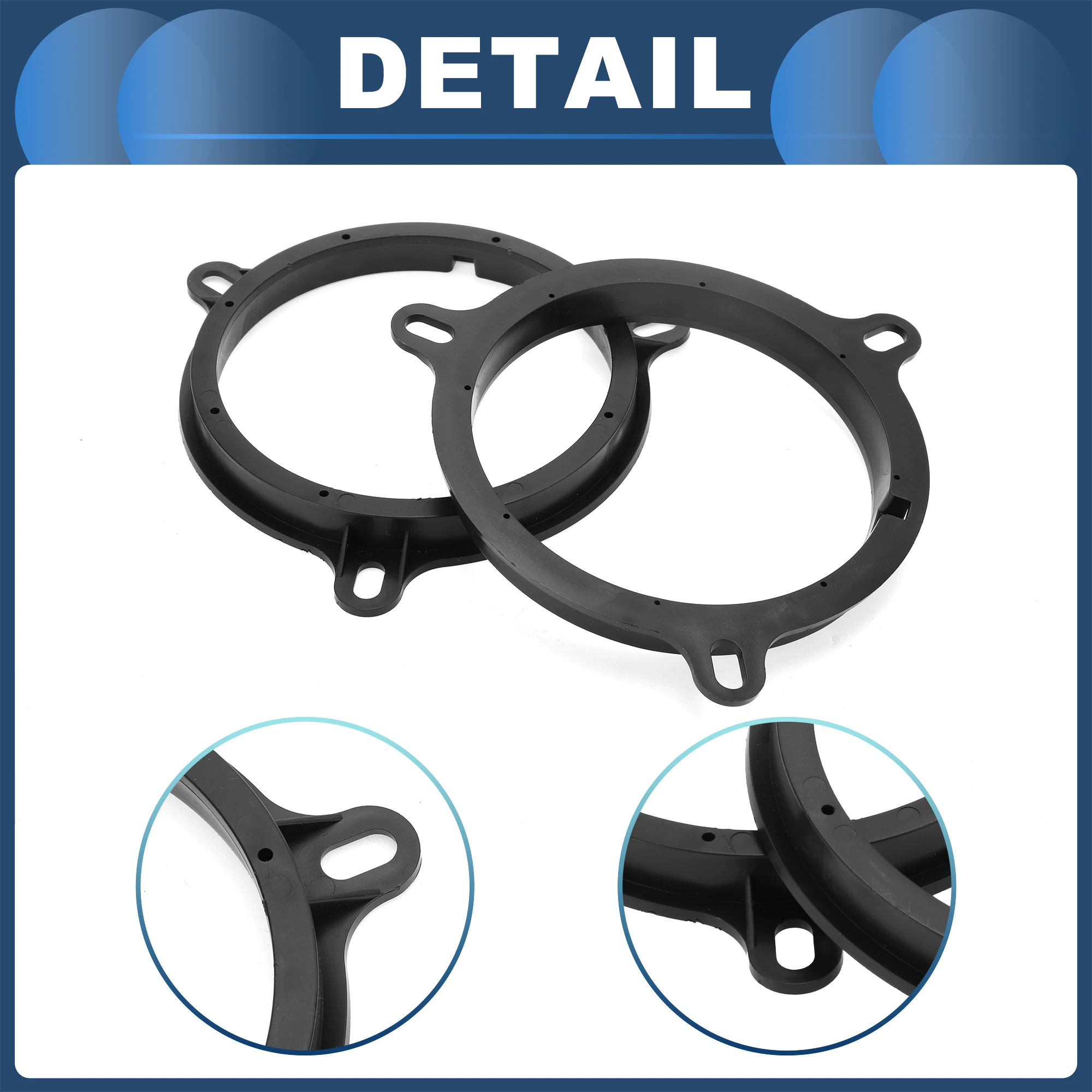 X Autohaux-Anneau d'espacement de haut-parleur, adaptateur d'entretoise de haut-parleur Twecirculation pour harnais MICRA (K13) 2010-ONWARDS pour harnais NV200 (M20N) 2009