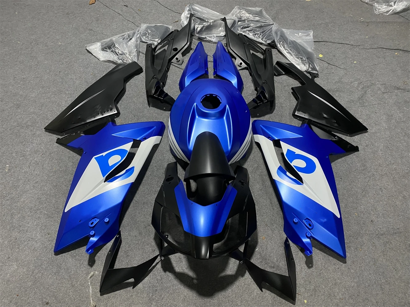 New ABS Motorcycle Fairings Kit Fit For Aprilia RS125 2006 2007 2008 2009 2010 2011 Bodywork Set Custom Matte metallic blue