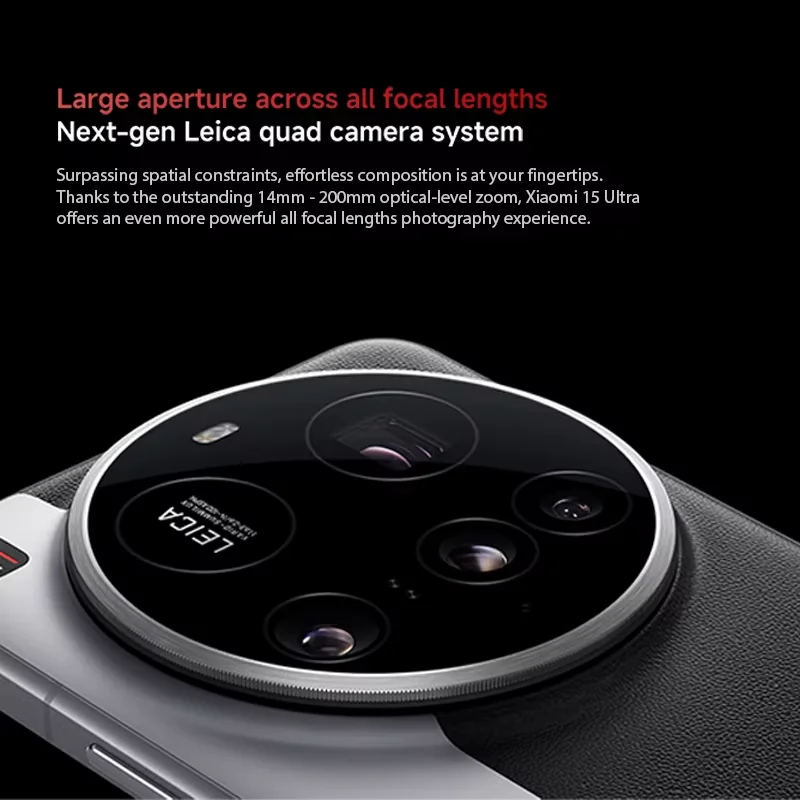 Global Version Xiaomi 15 Ultra Snapdragon 8 Elite 6.73" WQHD+ Leica 200MP ultra telephoto 5410mAh 80W wireless HyperCharge