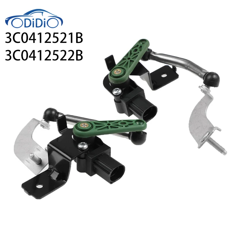 ODiDiO 3C0412521B 3C0412522B Front Left Right Car Headlight Level Sensor For VW Golf Tiguan/Passat CC EOS/Rabbit GTI