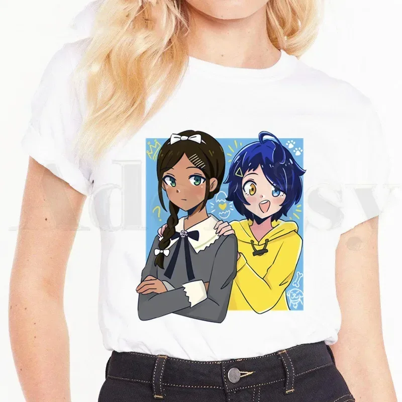 Wonder Egg Priority Sun Flower Ohto Ai Ooto Ai, camisetas de manga corta para mujer, camisetas Vintage Harajuku, camiseta para mujer