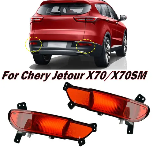 Luz antiniebla para parachoques trasero de coche, lámpara antiniebla automática, luces de señal de giro, luz de freno, accesorios para Chery Jetour X70/X70SM