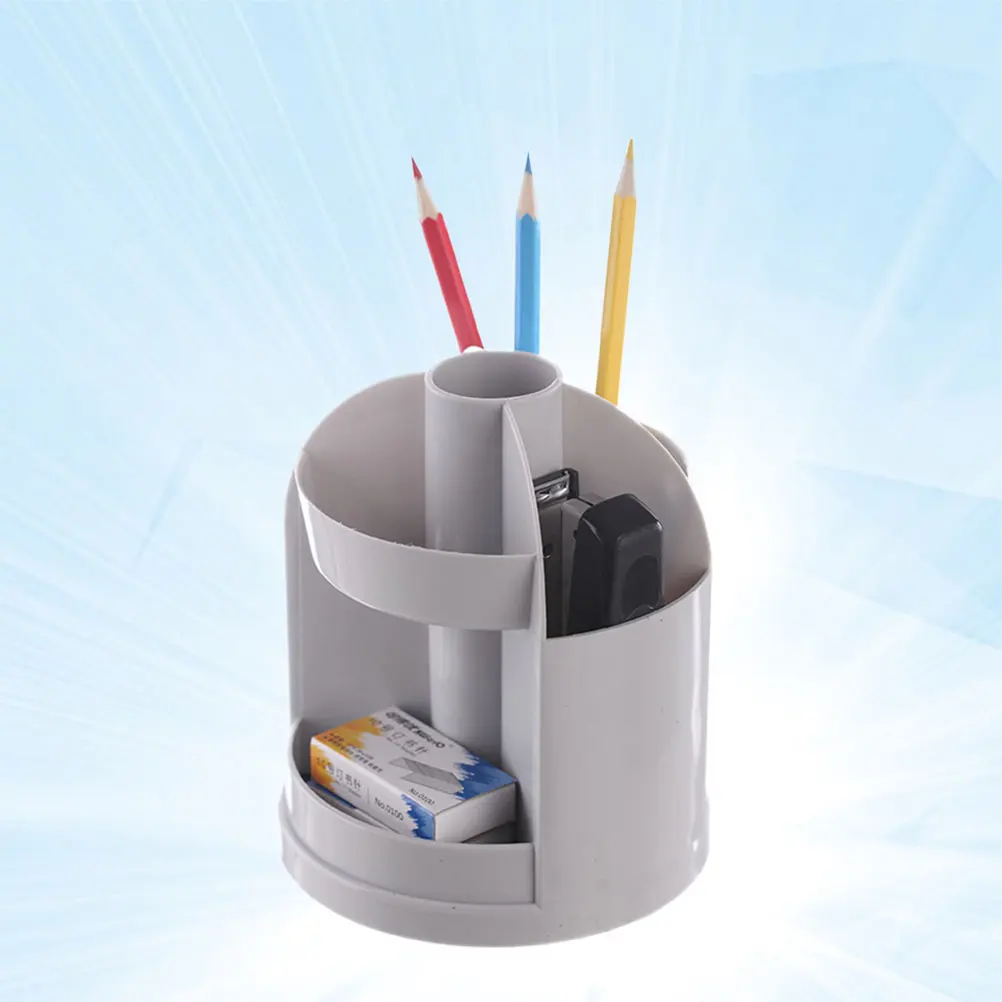 

Rotating Pen Holder Pencil Desktop Toothbrush Wear-resistant Stationery Organizer