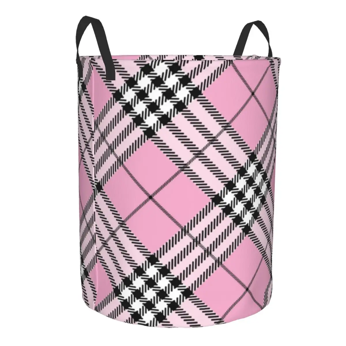 Scottish Tartan Plaid Laundry Hamper Large Clothes Storage Basket Geometric Gingham Check Toys Bin Organizer for Boy Girl