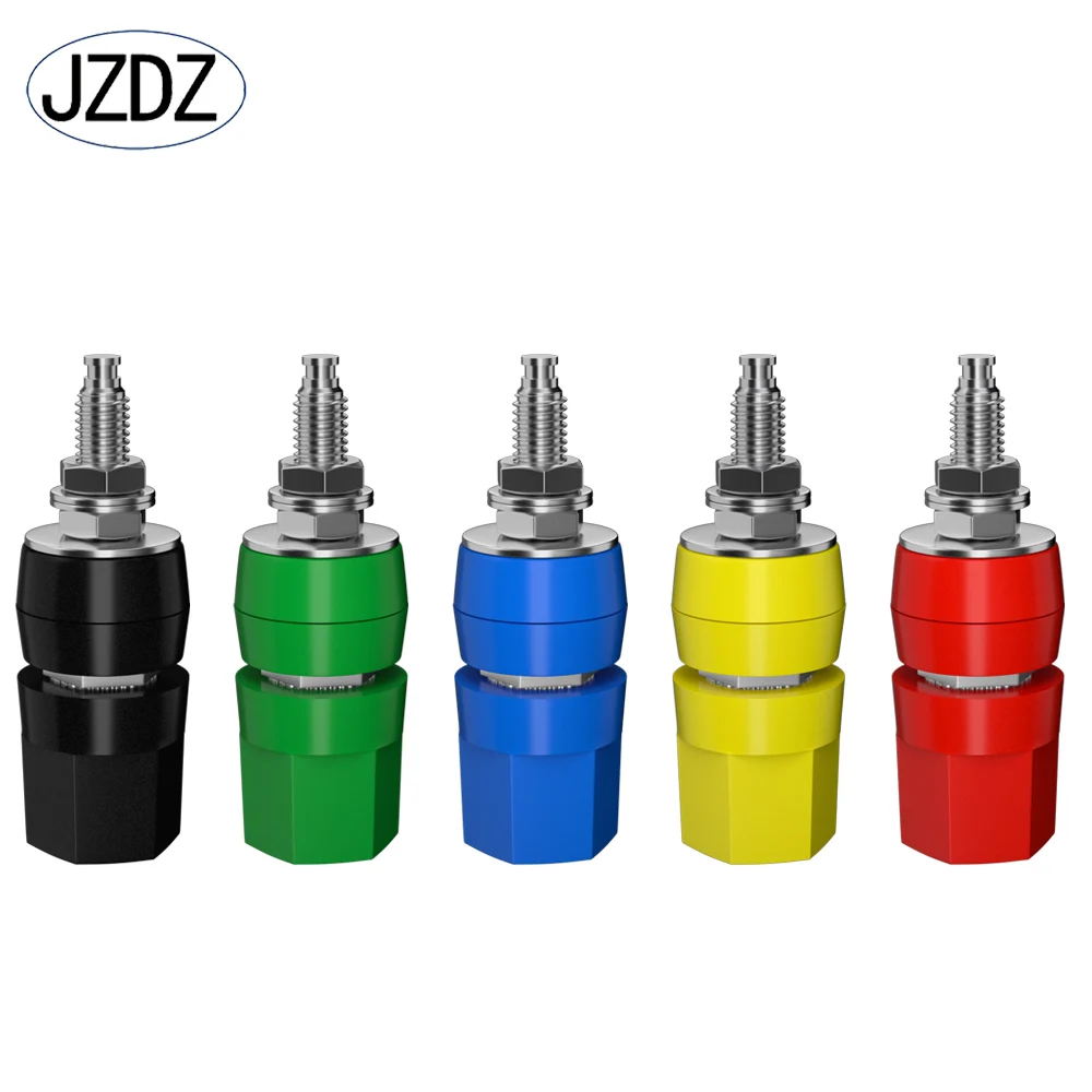 

JZDZ 5pcs Binding Post Terminal Electorn Connector Large Current 4mm Banana Jack Socket DIY Parts J.50011