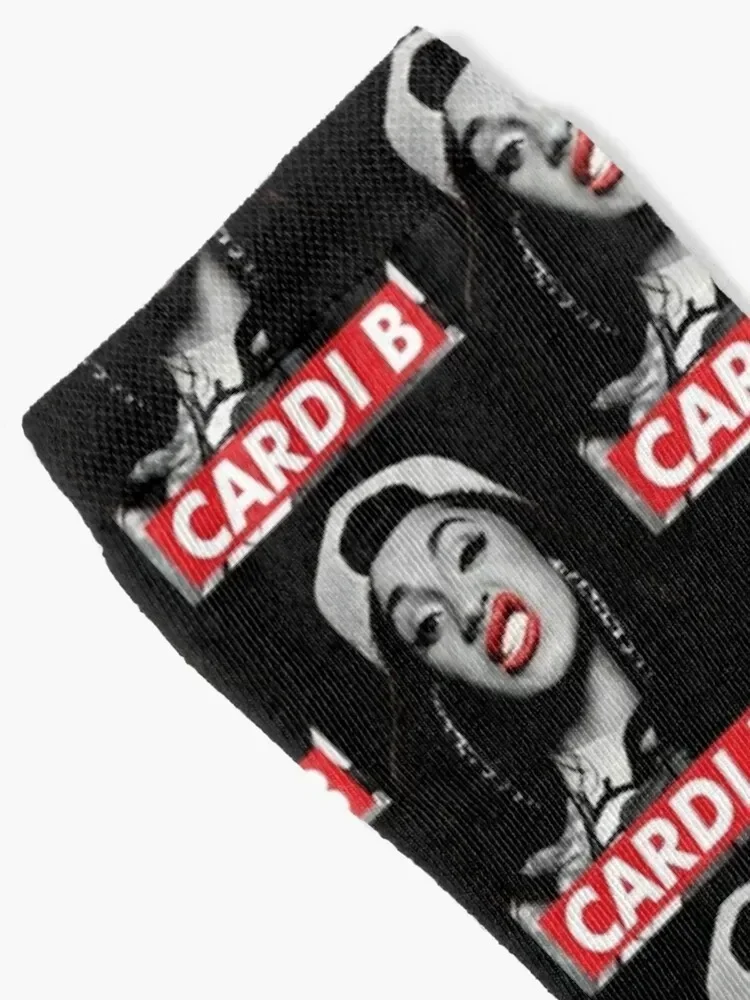 Cardi B Rapper T-Shirts Gift For Fans, For Men and Women, Gift Mother Day, Father Day Socks Lots floral Socks Women's Men's