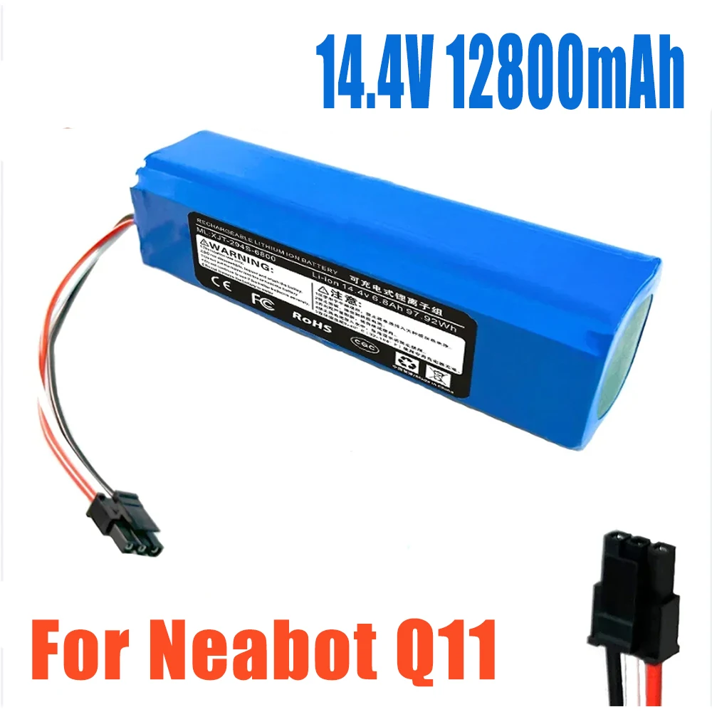 

14.4V 12800mAh Original Rechargeable Li-ion Battery for neabot Robotic vacuum cleaner Q11