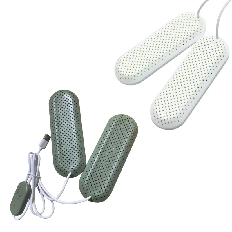Asciugascarpe elettrico portatile USB intelligente temporizzazione scarpiera asciugatrice rimuovere l'odore asciugatura rapida per la casa del dormitorio dell'hotel A0KF