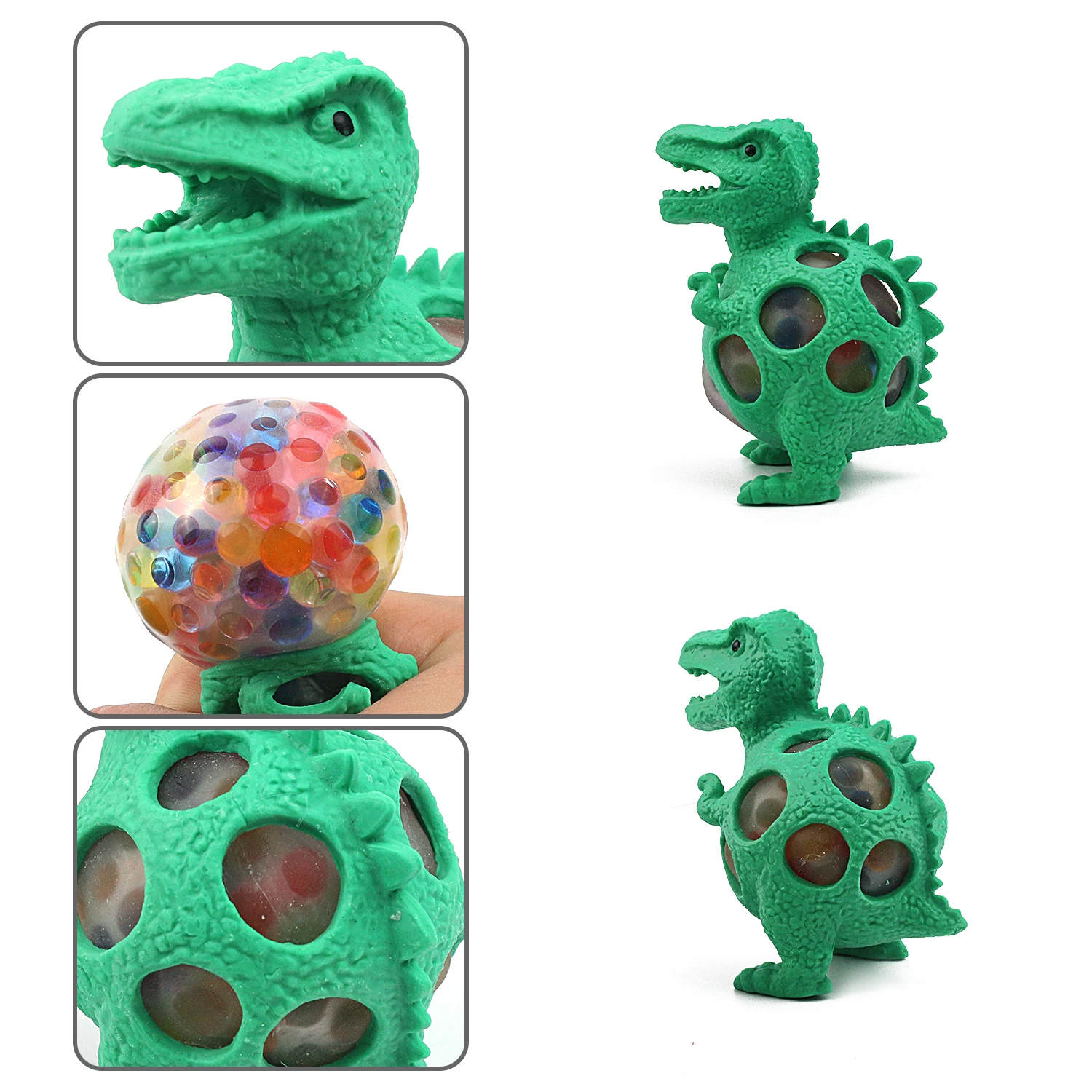 New and unique hand squeezed release mini dinosaur grape ball, perfect for squeezing and kneading, relaxing and soothing