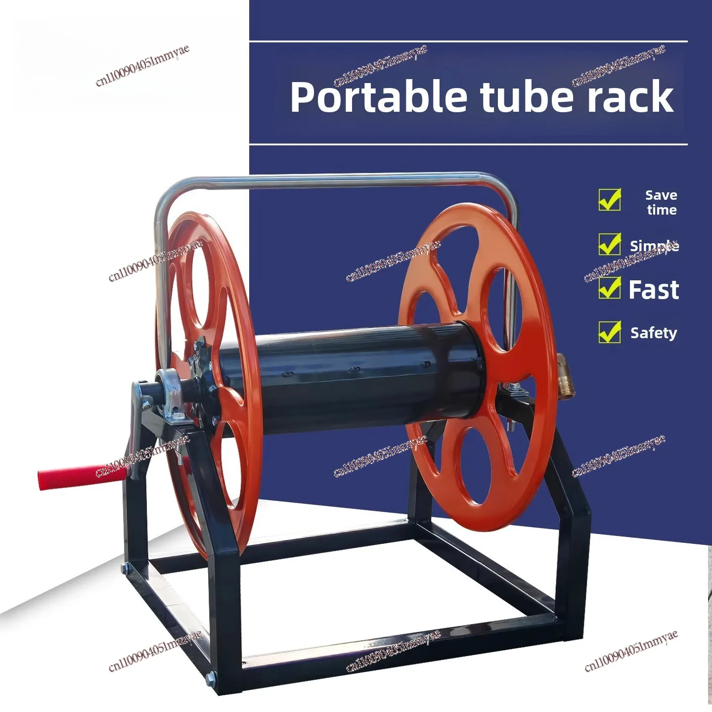 Water pipe medicine pipe reel rack, retractable pipe reel rack