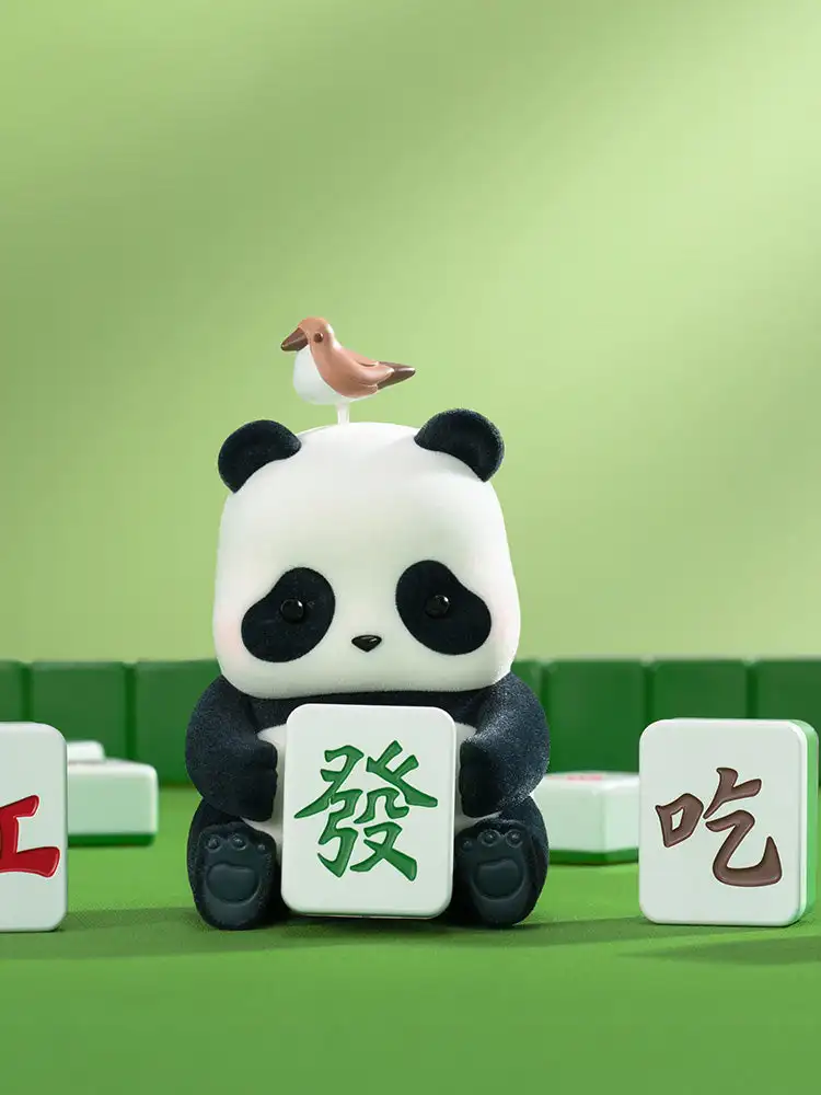 

Mahjong Master Panda Figurine - Mahjong Toy Ornament Trendy Gift