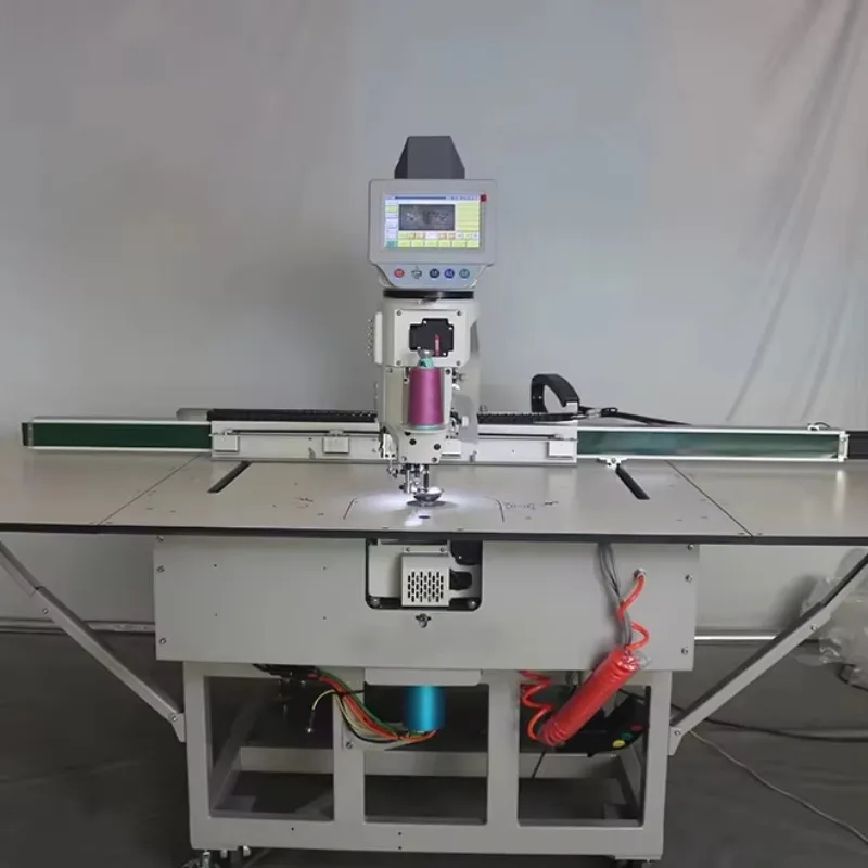 Fully Automatic 360 Degree Rotating Head Pattern Template Sewing Machine