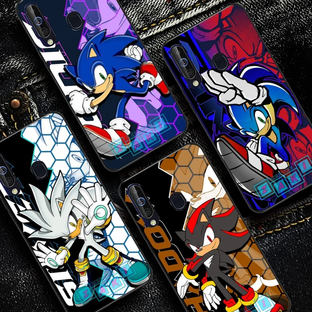 Anime Cartoon S-Sonics H-Hedgehogs Phone Case For Samsung A 10 11 12 13 20 21 22 30 31 32 40 51 52 53 70 71 72 73 91 13 Shell