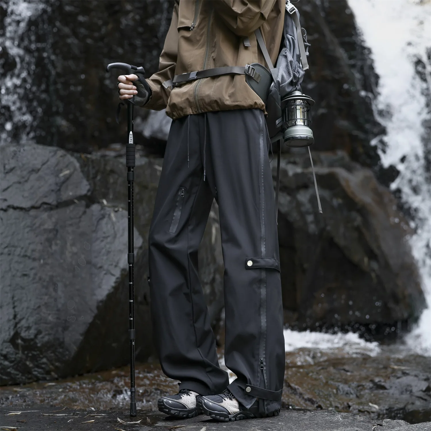 

Легкие брюки для скалолазания, мужские повседневные свободные прямые брюки, спортивные брюки для альпинизма и пешего туризма