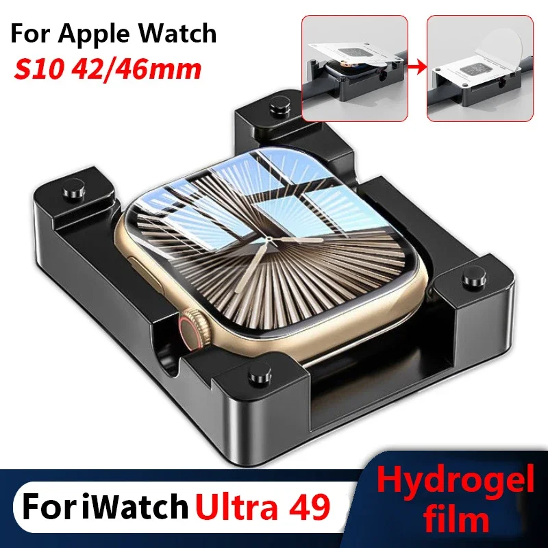 Easy Install Hydrogel Film For Apple Watch Series 10 42MM46MM Soft Anti-Scratch Screen Protector For iWatch Ultra 49mm 45mm 44mm