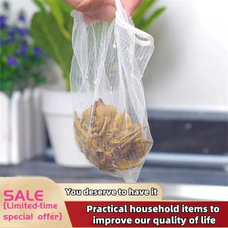 100pcs Disposable Kitchen Sink Filters 100Pack Fabric Kitchen Sink Strainers - Disposable Food Waste Catcher Bags, Easy Drain