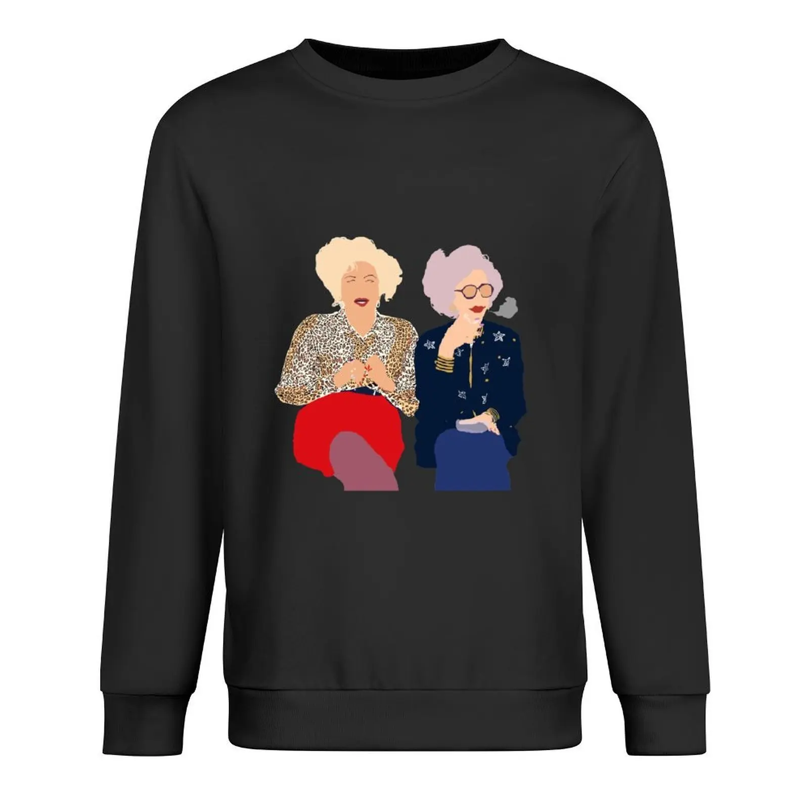 

Sylvia Fine and Grandma Yetta Simple (The Nanny) Pullover mens clothes blouse korean style clothes sweatshirt male