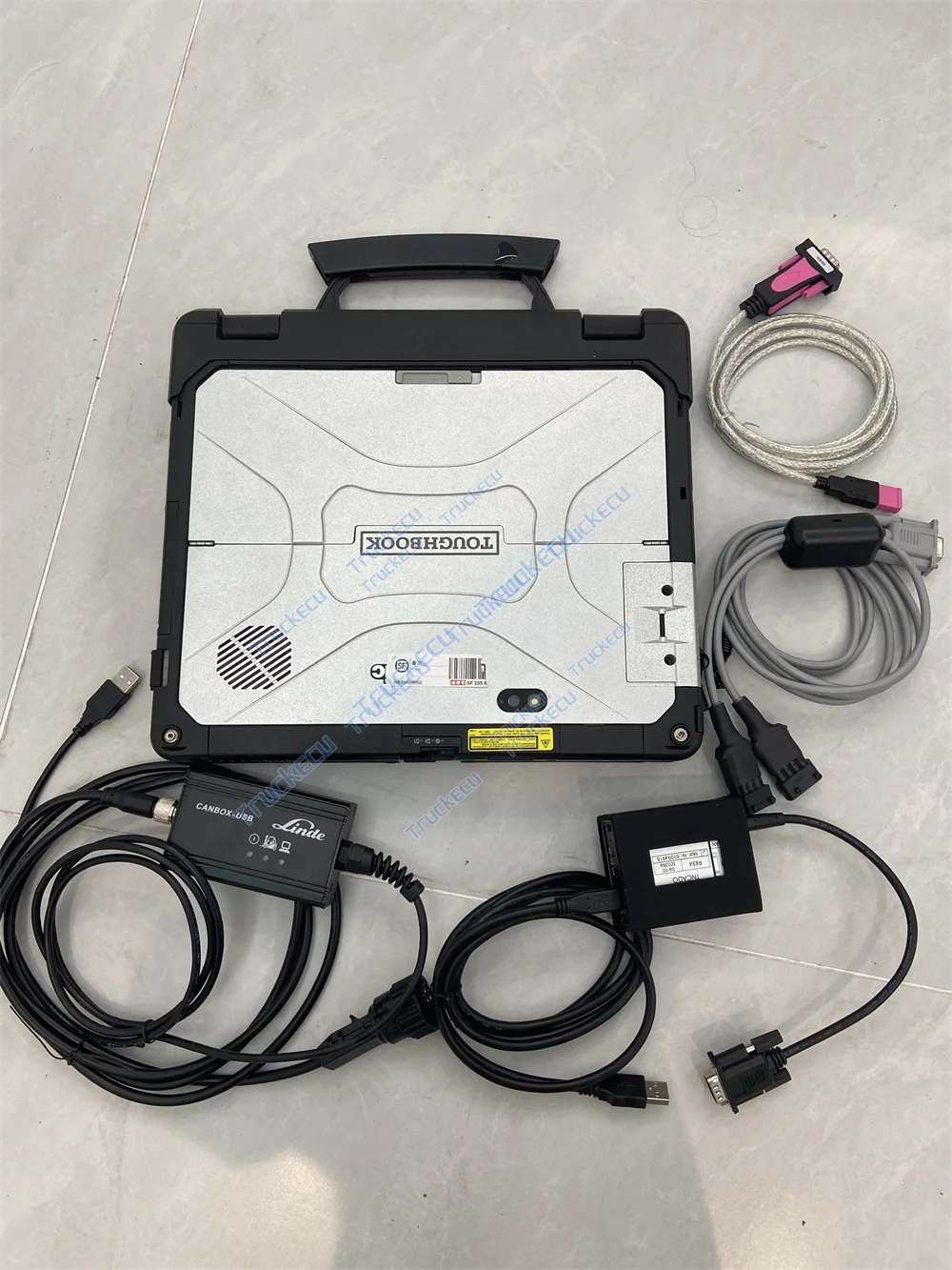 JUDIT 4 Incado Box Diagnostic Kit For Jungheinrich Linde Canbox Doctor Forklift Truck Diagnostic Tool With CF33 Laptop Full Set