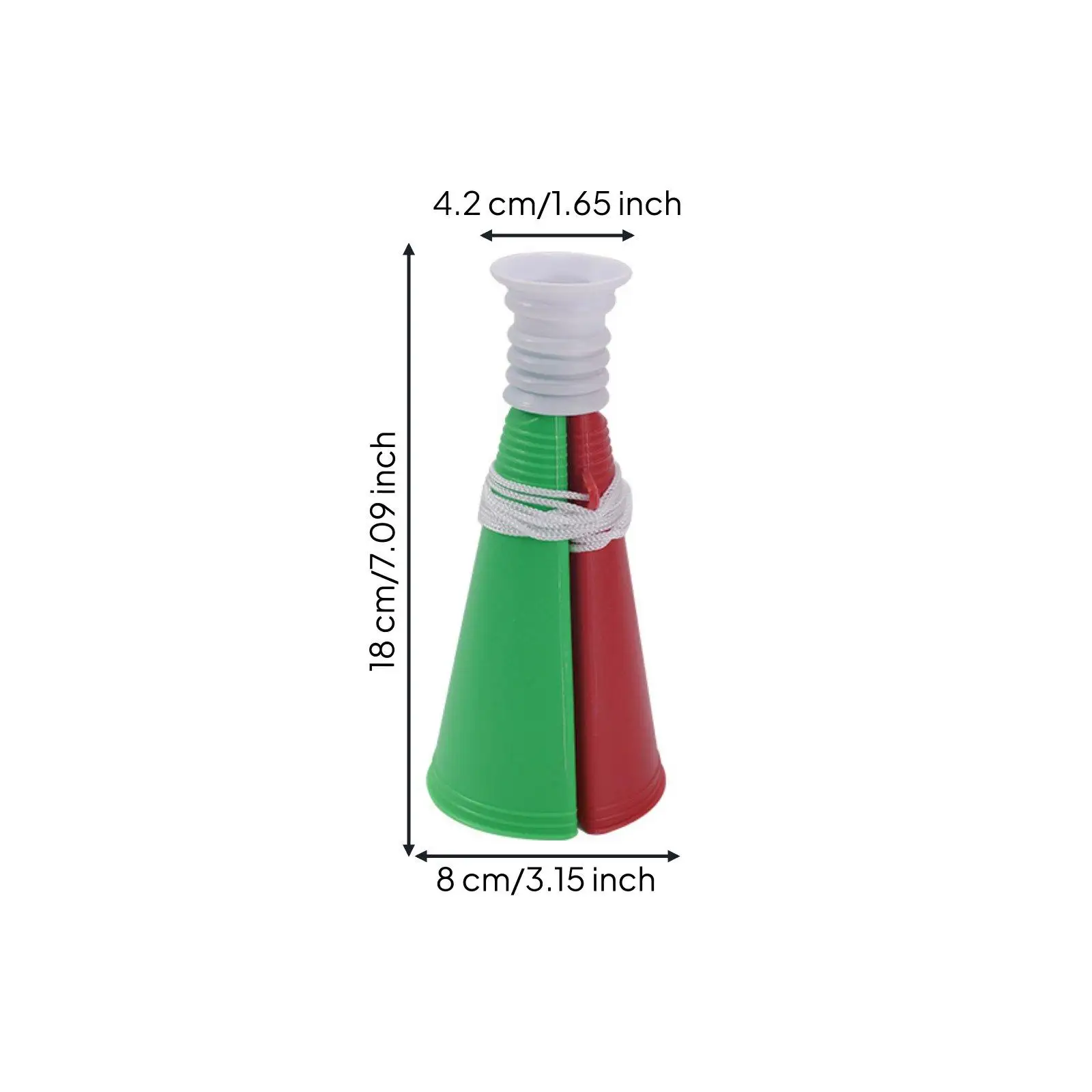 Stadium Cheering Horn Noise Maker for Football Fans Cheerleader Props Loud Air Horn Blower for Outdoor Party Celebrations