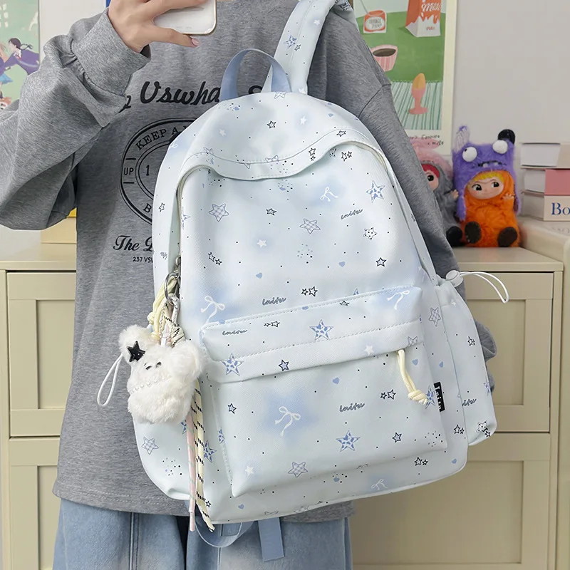 

Небольшой рюкзак в японском стиле Simple Style для студентов, школьников и студентов колледжей, легкая сумка на два плеча.
