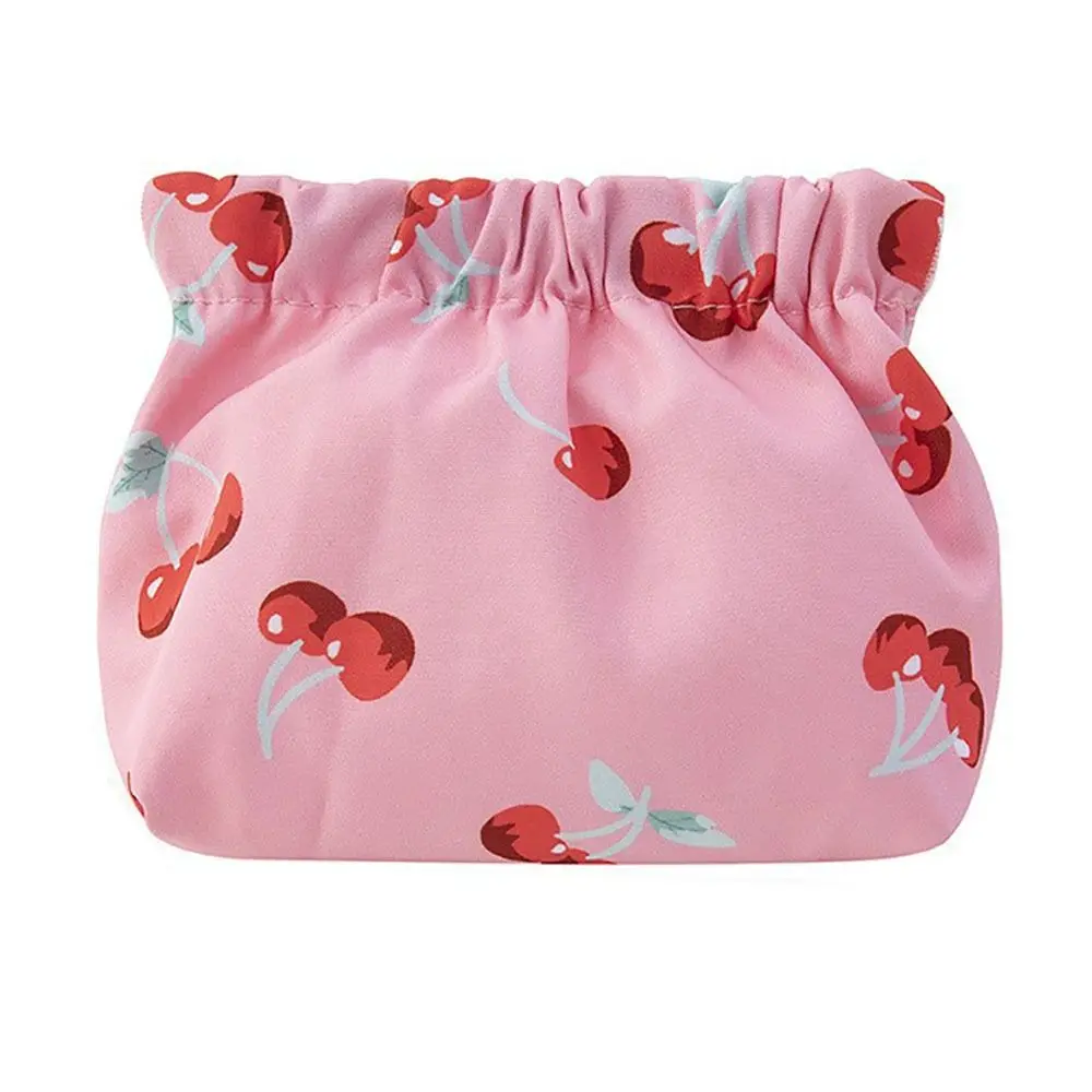 

New Cloth Shrapnel Bag Automatic Closing Portable Cosmetic Bag Mini Storage Bags