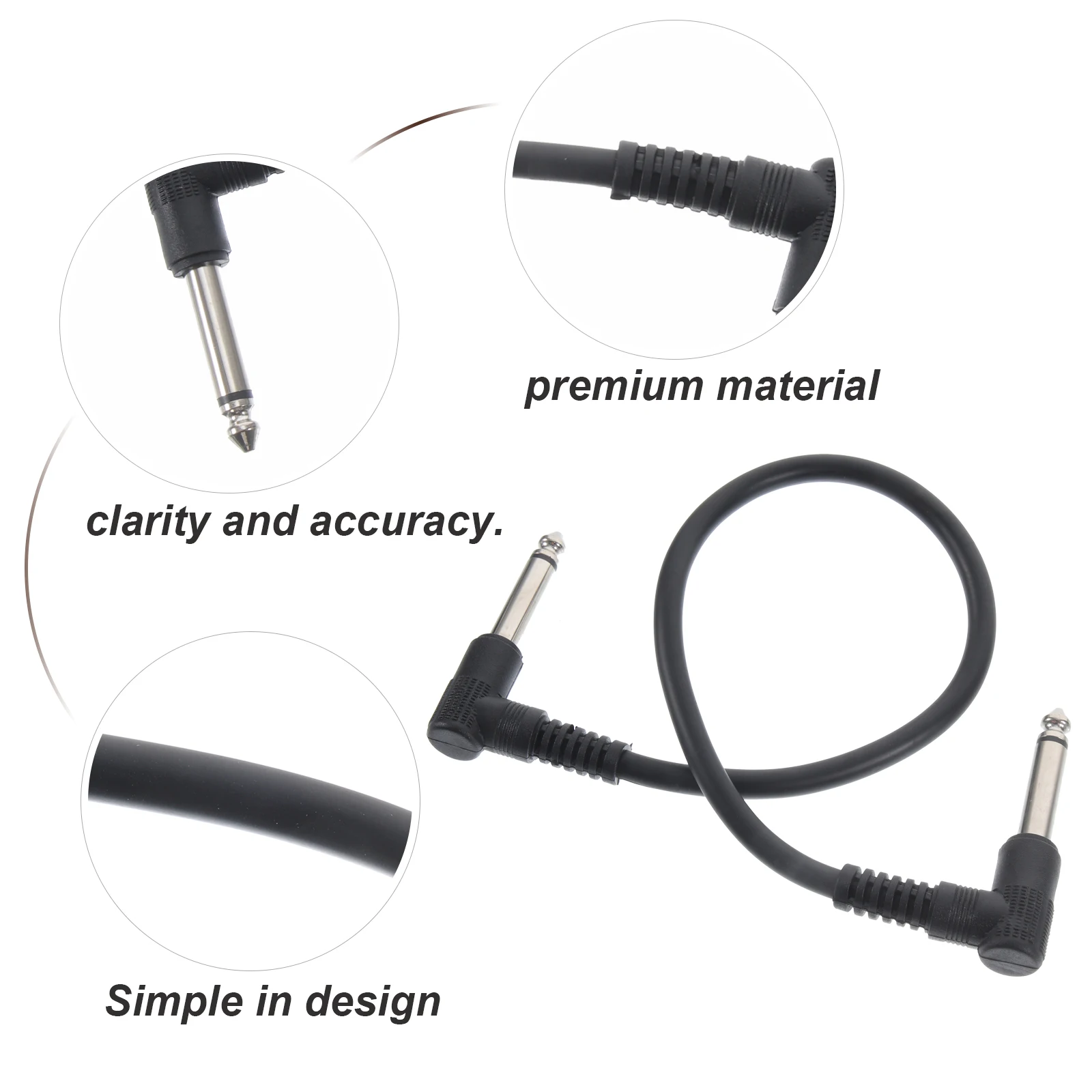 6 szt. Kabel do efektów gitarowych elektrycznych, bezlutowe patchy do pedałów, przewody audio