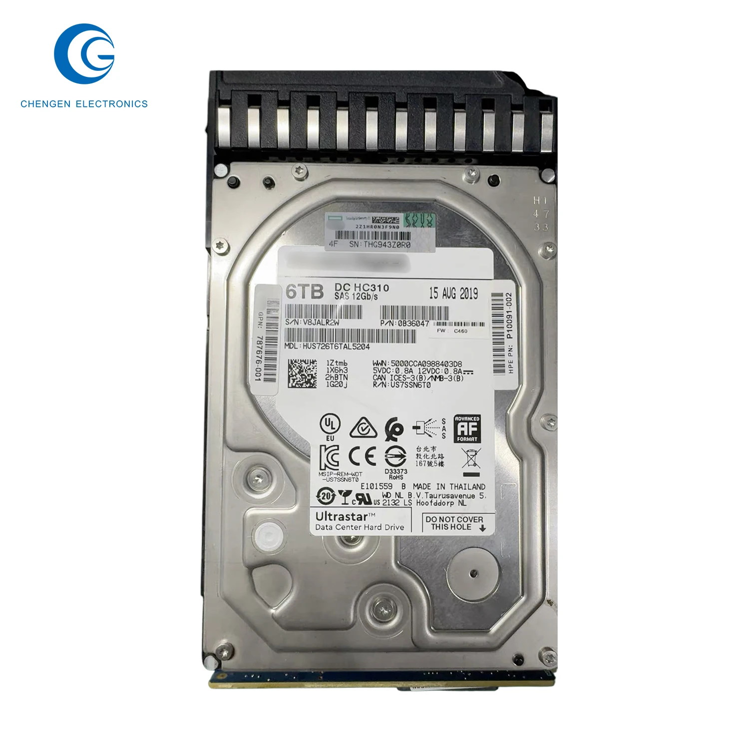 2 pzJ9F43A 6Tb 700Rpm 3.5In Dp Sas-1G Midline Hdd Sas 7.K 3.5In Lff Midline Hot Plug Hdd