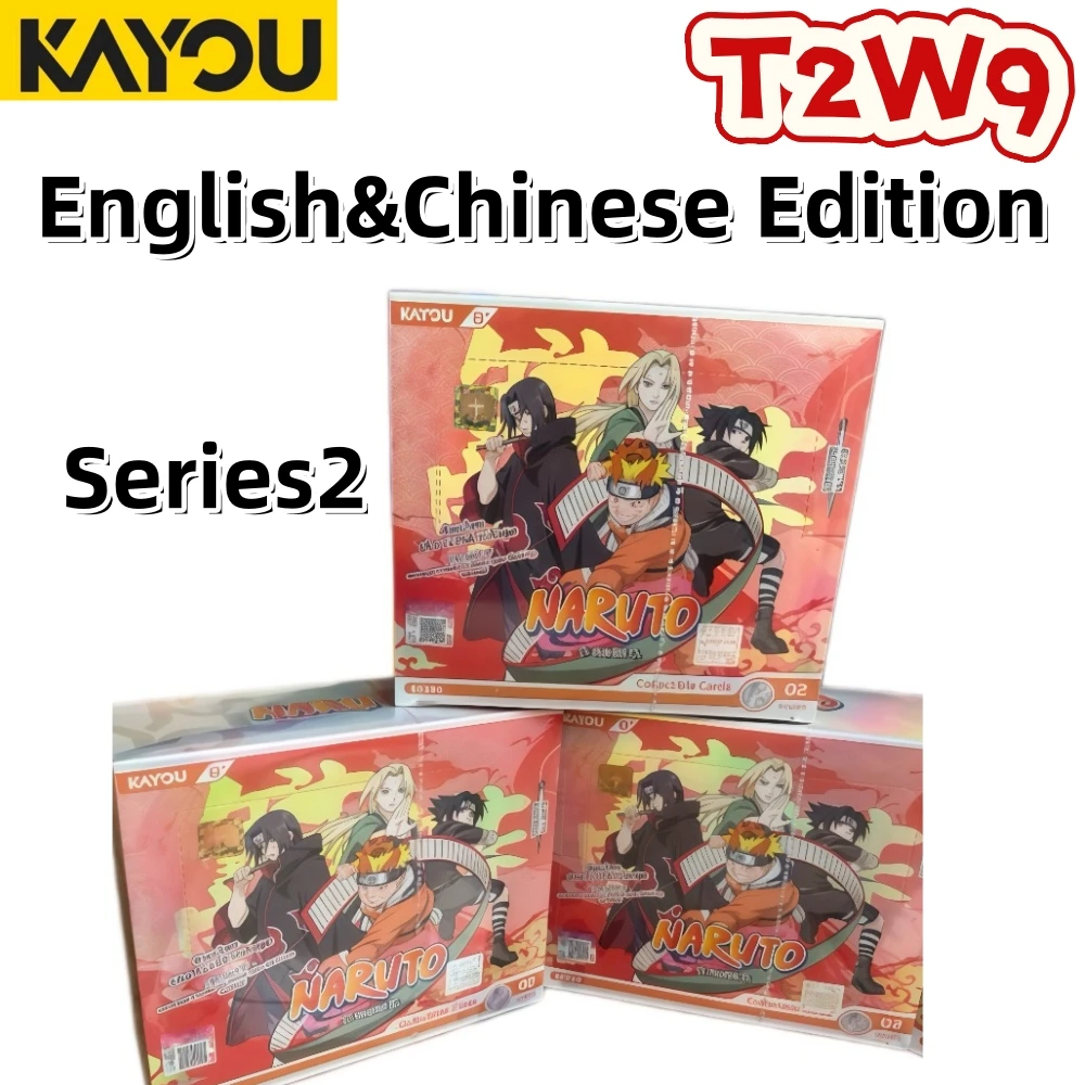 Kayou Naruto Card Box T2W9 English&Chinese Version CR UR MR AR SSR