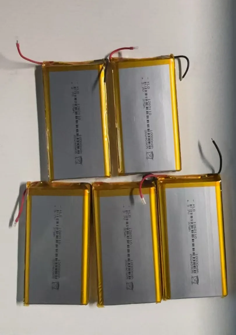 1260110 Battery Cell Polymer Lithium Battery 10000mAh Large Capacity Small Household Appliance Sweeping Machine Core