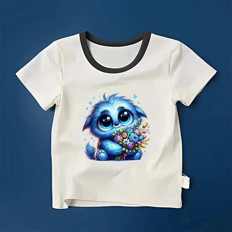 Cartoon Dinosaurs, foxes, pandas Animals Iron On Transfer Vinyl Heat Transfer Thermal Stickers On Clothes Kids Appliques