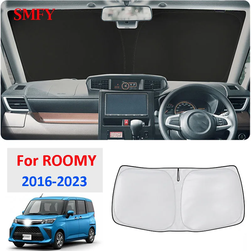 

For Toyota ROOMY TANK 2016-2023 Accessories Car Sunshade Front Windshield Curtain Sunscreen Heat Insulation Sun Visor Sunshield