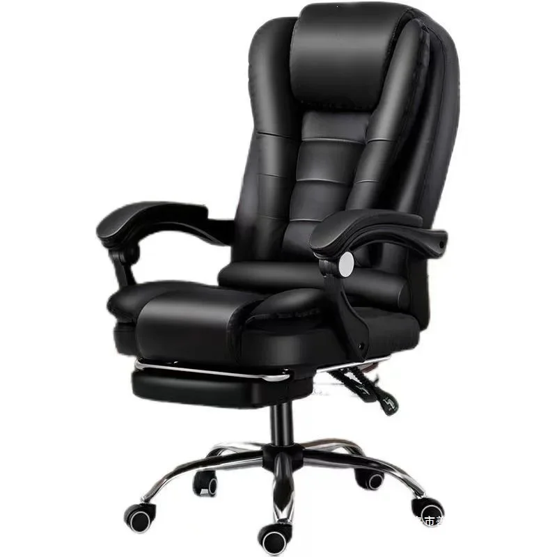 Multifunctional cocoa office comfortable sedentary study sitting home boss chair e-sports chair can be heated massage lying